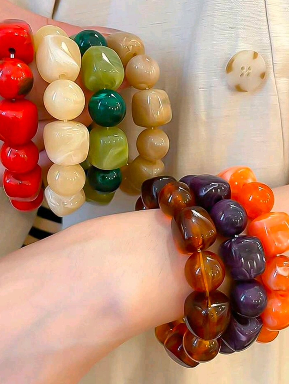 Chunky Beads Bracelet